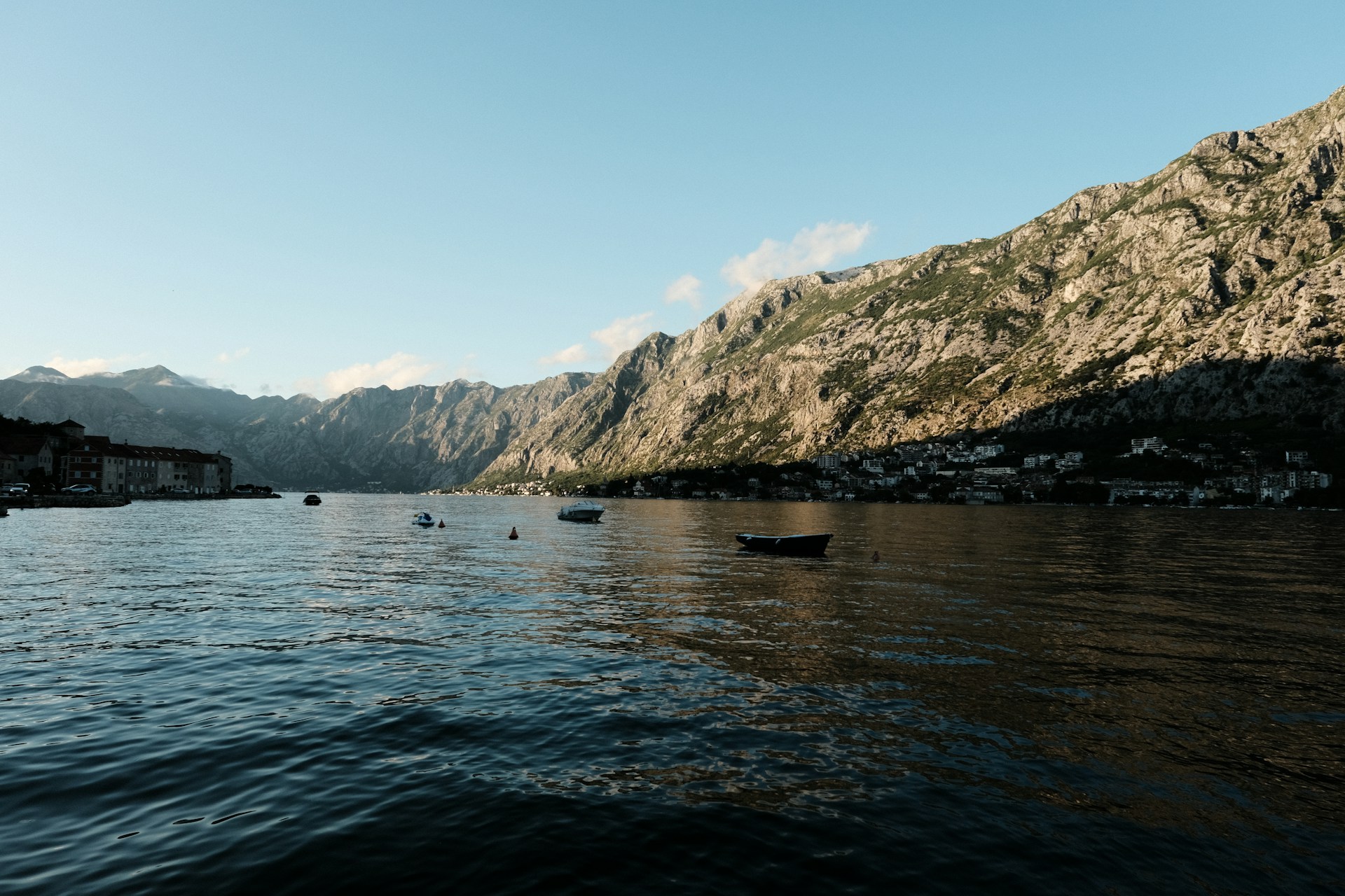 Kotor, Montenegro, Bay, water, mountains