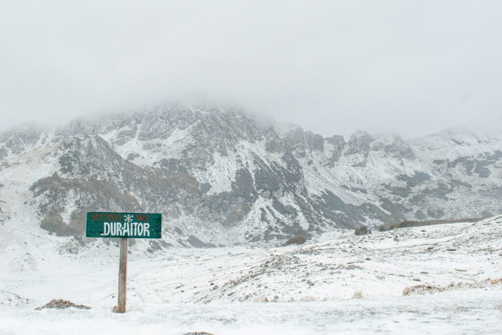 Montenegro in winter, Durmitor National Park